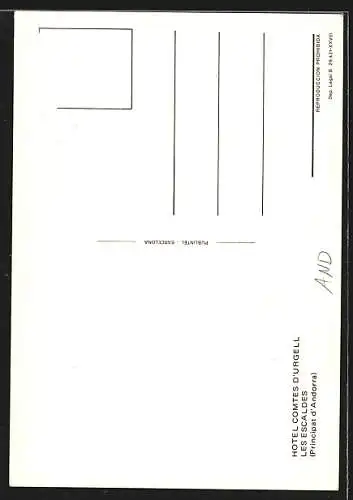 AK Les Escaldes, Hotel Comtes d`Urgell