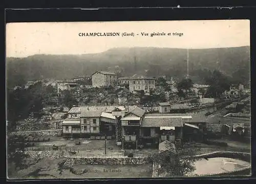 AK Champclauson, Vue générale et triage