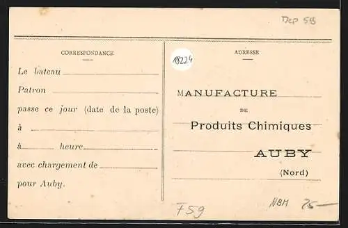AK Auby, Manufacture d`Engrais, Usines, Nitro-Salpétrine