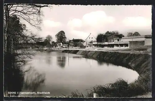 AK Senne, Sennestadt, Stadtteich