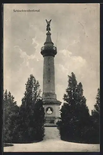 AK Fehrbellin, am Schlachtendenkmal