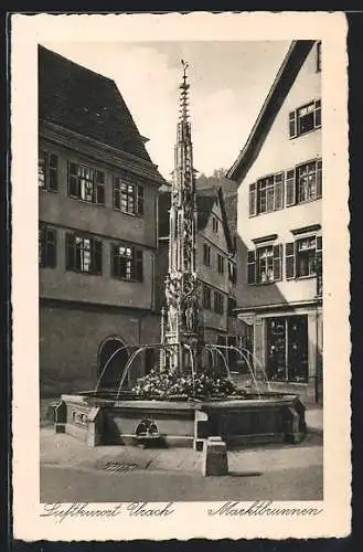 AK Bad Urach, Am Marktbrunnen