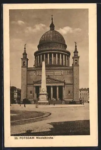 AK Potsdam, Denkmal und Nicolaikirche