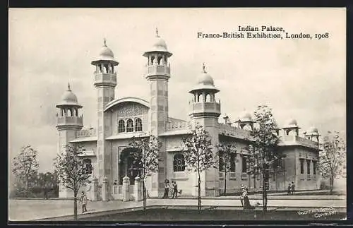 AK London, Franco-British Exhibition 1908, Indian Palace