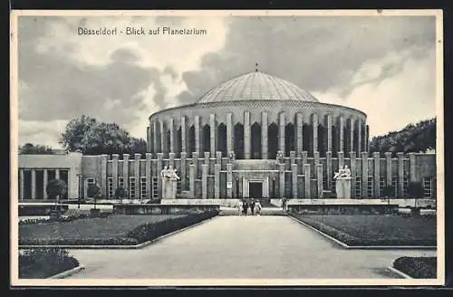 AK Düsseldorf, Blick auf Planetarium