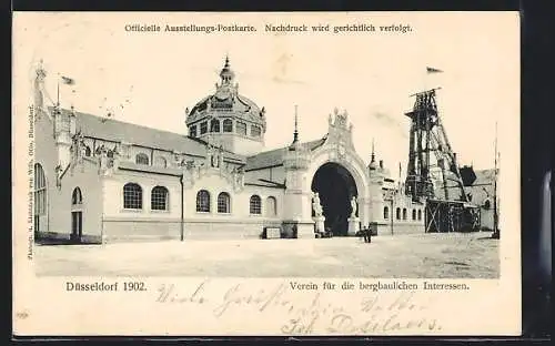 AK Düsseldorf, Ausstellung 1902, Verein für die bergbaulichen Interessen