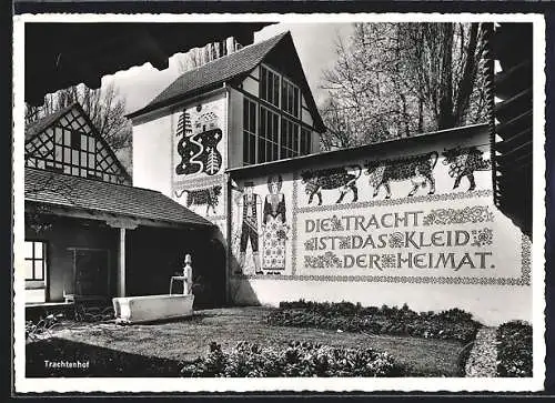 AK Zürich, Schweizer. Landesausstellung 1939, Trachtenhof