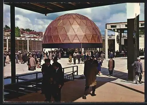 AK Lausanne, Exposition nationale suisse 1964, Vue de la partie générale du secteur des transports, Ausstellung