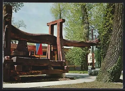 AK Lausanne, Exposition nationale suisse 1964, Le vieux pressoir du restaurant Zur Rebe