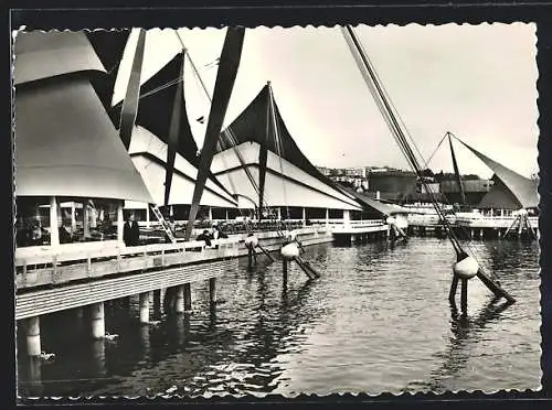 AK Lausanne, Exposition Nationale Suisse 1964, Secteur du port
