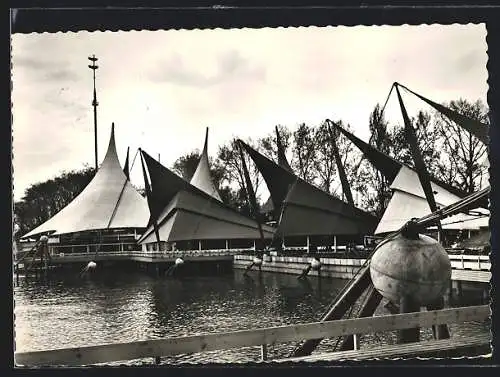 AK Lausanne, Exposition Nationale Suisse 1964, Secteur du port