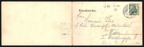 Klapp-AK Düsseldorf, Internationale Kunst-Ausstellung und grosse Gartenbau-Ausstellung 1904