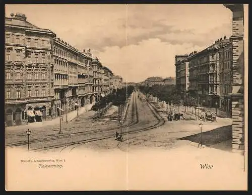 Klapp-AK Wien, Blick auf den Kolowratring