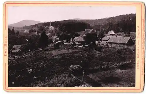 Fotografie Römmler & Jonas, Dresden, Ansicht Schierke, Blick in den Ort vom Burghotel aus gesehen