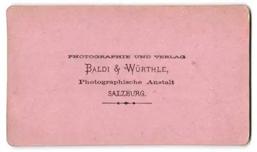 Fotografie Baldi & Würthle, Salzburg, Ansicht Berchtesgaden, Teilansicht des Ortes mit der Stiftskirche