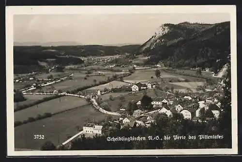 AK Scheiblingkirchen, Ortsansicht aus der Vogelschau