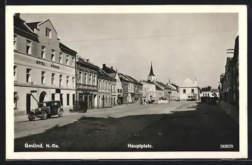 AK Gmünd, Hotel Weber am Hauptplatz