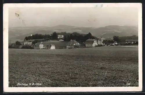 AK Grimmenstein, Blick nach Hochegg