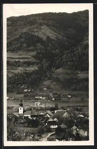 AK Scheifling, Gesamtansicht mit Bergblick von oben