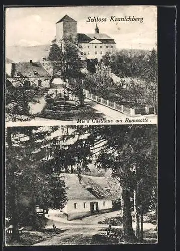 AK Kranichberg, Schloss, Mie`s Gasthaus am Ramssattel