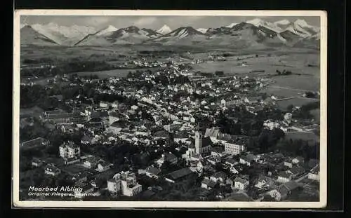 AK Bad Aibling, Gesamtansicht, Fliegeraufnahme