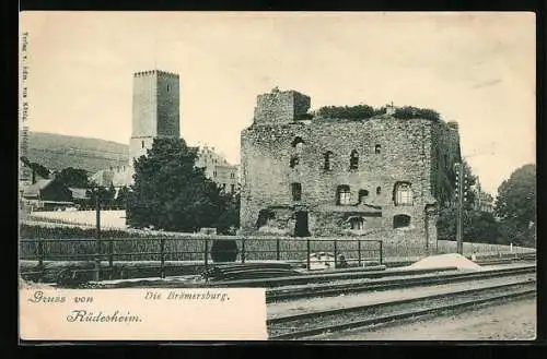 AK Rüdesheim / Rhein, Die Brömersburg