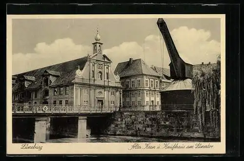 AK Lüneburg, Alter Kran und Kaufhaus am Lünertor