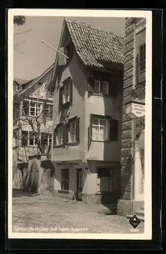 AK Lindau / Bodensee, Gasthaus Zum lieben Augustin