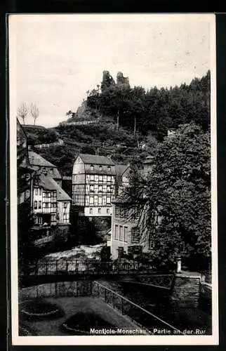 AK Montjoie-Monschau, Partie an der Rur