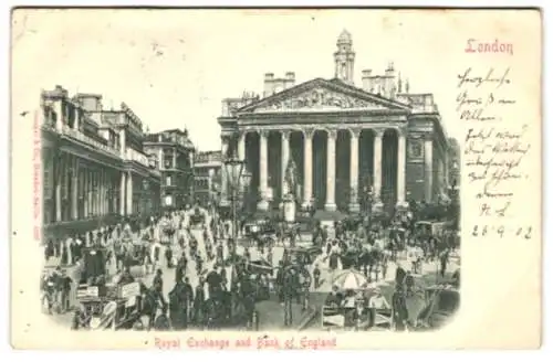 Relief-AK London, Royal Exchange and Bank of England