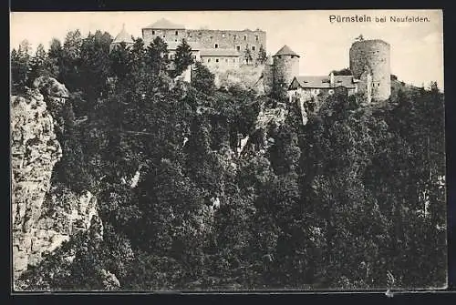 AK Pürnstein, Blick zum Schloss