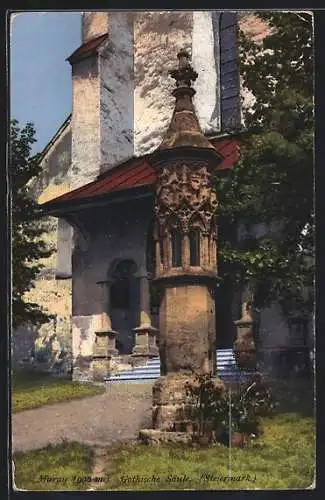 AK Murau, Gothische Säule