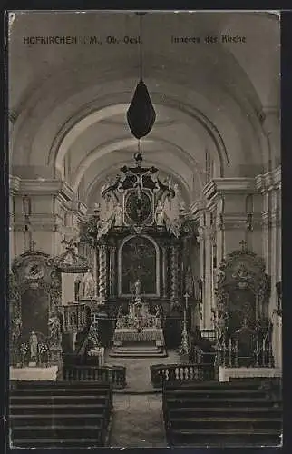 AK Hofkirchen im Mühlkreis, Inneres der Kirche