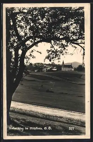AK Kollerschlag im Mühlkreis, Ortsansicht mit Kirche