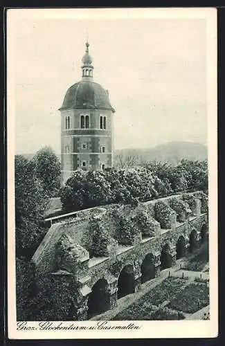 AK Graz, Glockenturm u. Casematten