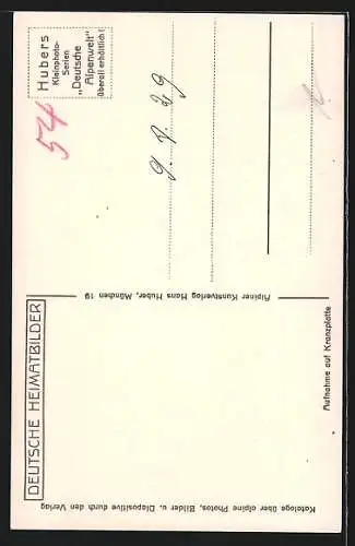 AK Mittenwald, Göthehaus, Fassade