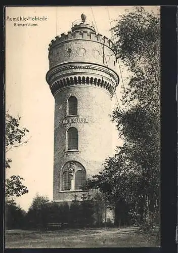 AK Aumühle-Hofriede, Partie am Bismarckturm