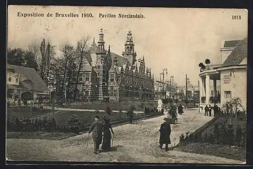AK Bruxelles, Ausstellung / Exposition 1910, Pavillon Néerlandais