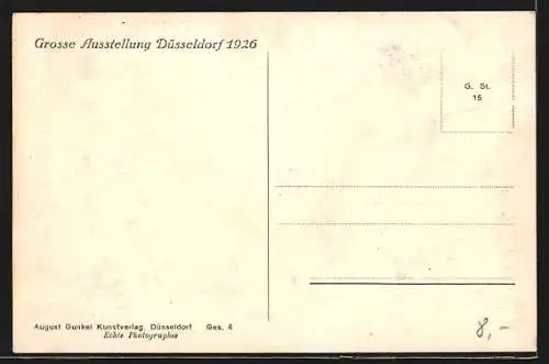 AK Düsseldorf, Ausstellung Gesolei, Ausstellungsgelände aus der Vogelschau