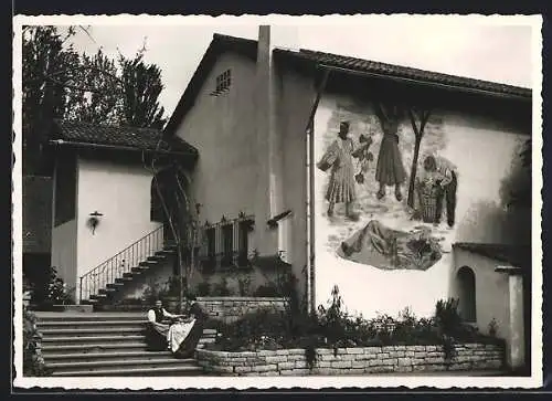 AK Zürich, Schweizerische Landesausstellung 1939, Riesbach: Grotto Ticinese