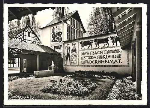 AK Zürich, Schweizerische Landesausstellung 1939, Im Trachtenhof