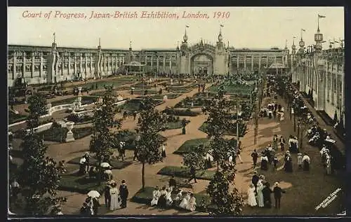 AK London, Japan-British Exhibition 1910, Court of Progress