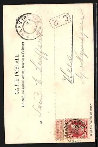 AK Liége, Exposition Universelle et Internationale 1905, Le Palais de la Ville de Liége