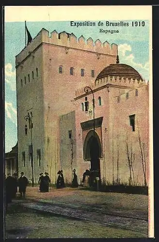 AK Bruxelles, Exposition 1910, Espagne