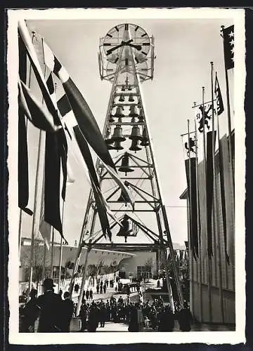 AK Zürich, Schweizerische Landes-Ausstellung 1939, Glockenturm