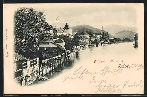 AK Leoben, Blick von der Murbrücke