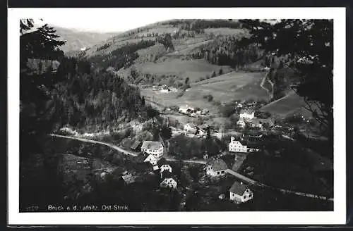 AK Bruck a. d. Lafnitz, Gesamtansicht aus der Vogelschau