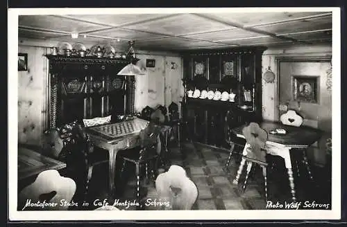 AK Schruns, Cafe Montjola, Montafoner Stube