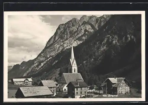 AK Brand, Teilansicht mit Bergpanorama