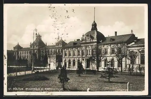 AK St. Pölten, Stadtsäle und Kreisgericht